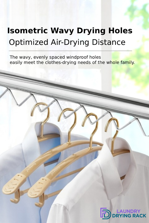 FD Fixed Laundry Rack - Stainless Steel 9 FLR - 8